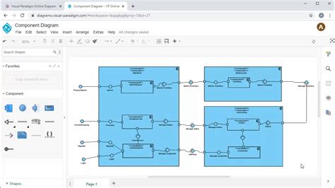 Visual Paradigm Component Diagram Tutorial Create Component