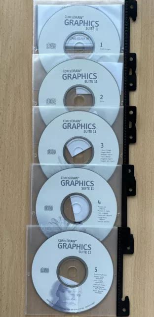 COREL DRAW GRAPHIC Suite 11 5 CDs EUR 1 00 PicClick DE