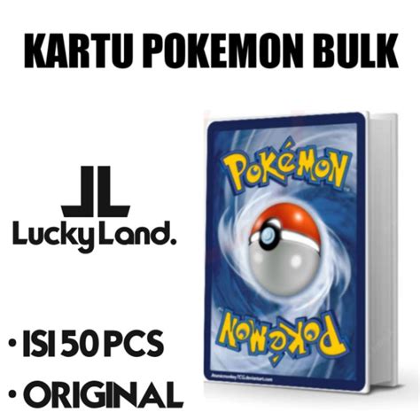 Jual Kartu Pokemon Bulk 50 Pcs Shopee Indonesia