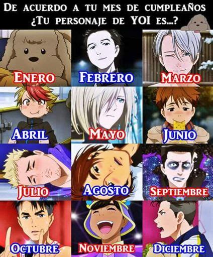 que personaje eres según tu mes Anime Amino