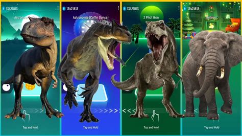 Albertosaurus Vs Allosaurus Vs T Rex Vs The Wild Elephants 218 Youtube