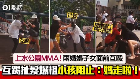 上水公園mma影片瘋傳！2媽媽小孩面前互毆 出拳狂踢扯髮撻生魚｜醫師easy