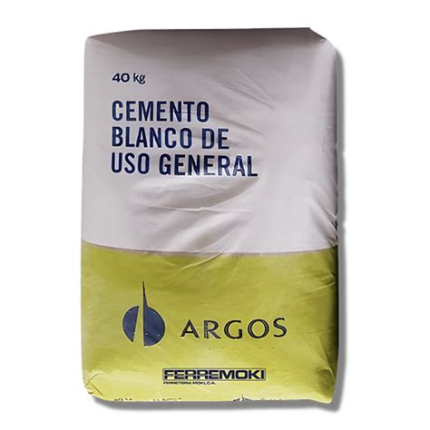 Cemento Blanco X Kl Medio Saco Ferromateriales Del Sur