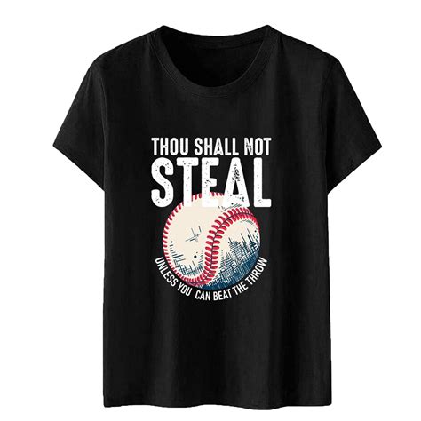 Womens Tops Thou Shall Not Steal Shirt Thou Shall Not Steal Unless You