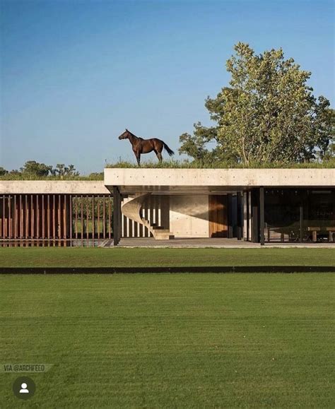 Pin By Anele On Home Stables Nacho Figueras Green Roof