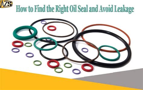 Explore About How To Find The Right Oil Seal And Avoid Leakage A Z Seals