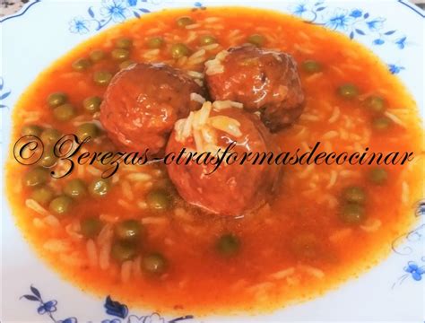 zerezas-otrasformasdecocinar: Albondigas con Arroz