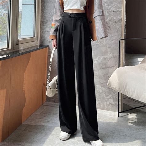 High Waist Wide Leg Pants Wide Leg Trousers Trousers Women Pants For