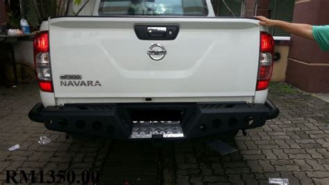 JRJ 4x4 ACCESSORIES SDN BHD NISSAN NAVARA NP300 REAR BUMPER