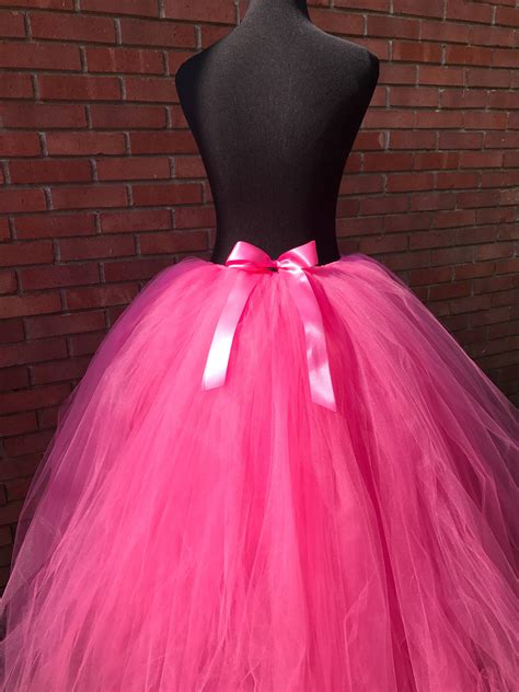 Shocking Hot Pink Bridal Tutu Maternity Tutu Adult Tutu Etsy