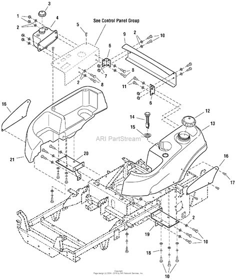 Snapper Zt20500bv 5091001 50 20 Hp Ztr Fastcut Series 0 Parts Diagram For Fuel Tank Mount Group