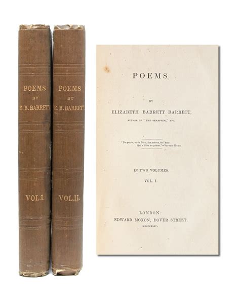 Poems | Browning, Elizabeth B. Barrett | First edition