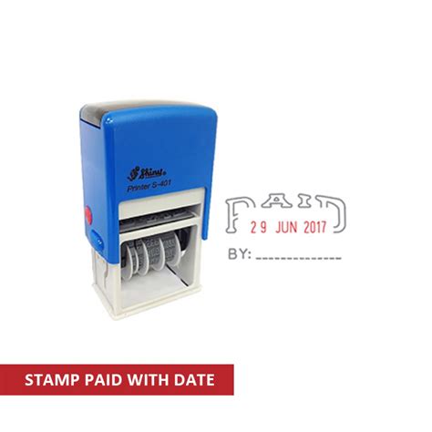 Buy STAMP PAID WITH DATE SHINY Online in Qatar at affordable price