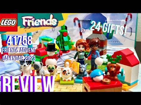 Lego Friends Friends Advent Calendar Review Youtube