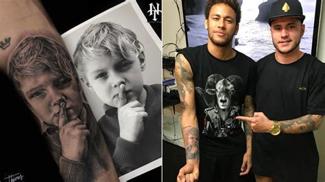 El Nuevo Y Especial Tatuaje De Neymar