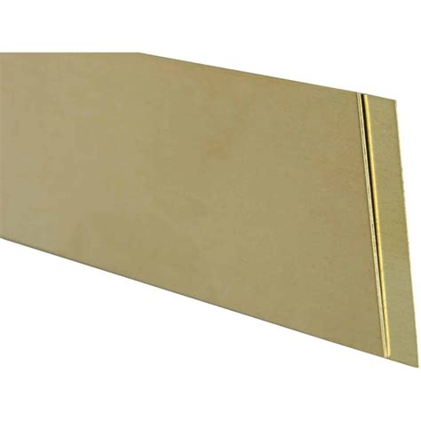 Kands Precision Metal 8237 025 X 1 Brass Strip 1 Pc Per Card Midwest Model Railroad