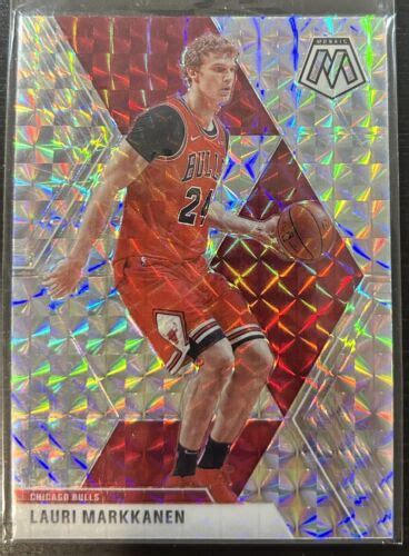 2019 20 Panini Mosaic Silver Mosaic Prizm 97 Lauri Markkanen Chicago