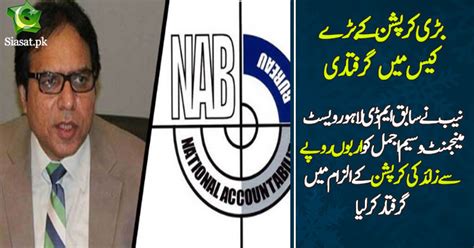 NAB Arrests Senior Bureaucrat Waseem Ajmal Over Corruption Charges