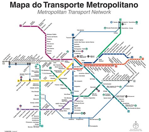 Mapa Da Rede Metr Cptm