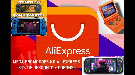 VIDEO GAMES PORTÁTEIS MUITO BARATOS promoção aliexpress anbernic