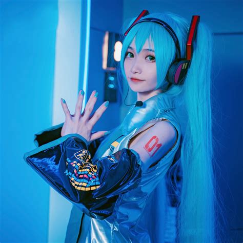 Hatsune Miku Cosplay Kostüm Damen Voll Set Süßes Mädchen Etsy