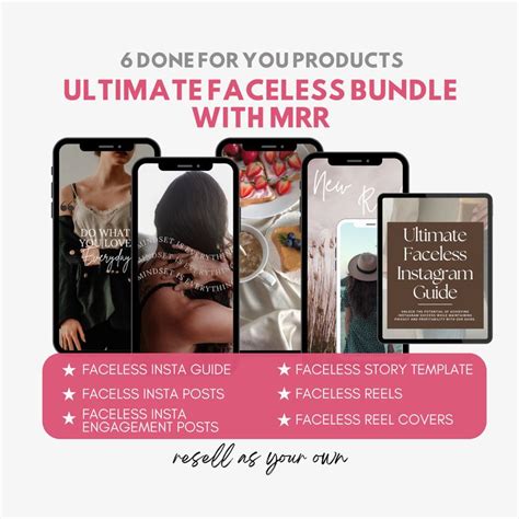 Faceless Bundle With Plr And Mrr Faceless Instagram Guide Faceless