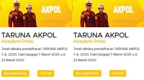 Ingin Daftar Akpol 2020 Begini Syarat Dan Cara Pendaftarannya Akses