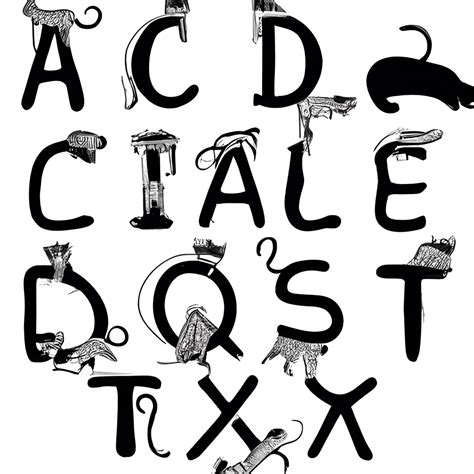 Cat Font Graphic · Creative Fabrica