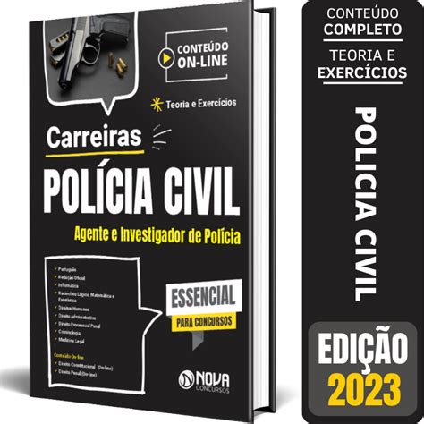 Apostila Carreiras Polícia Civil Agente e Investigador de Polícia