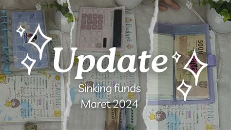 UPDATE SINKING FUNDS AKHIR BULAN REVIEW AKHIR BULAN MARET SISA