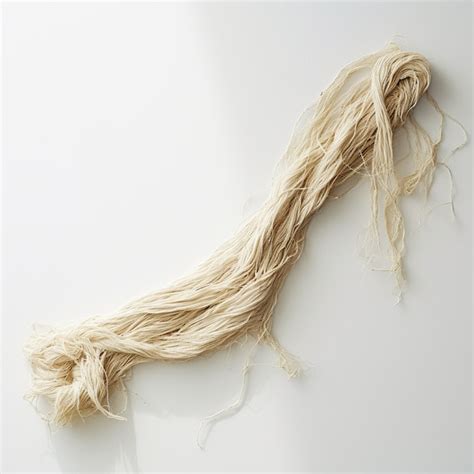 string lying   white surface background rope object