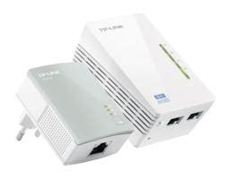 Kit Extensor Powerline WiFi AV600 TP Link TL WPA4220KIT Hasta 600 Mbps