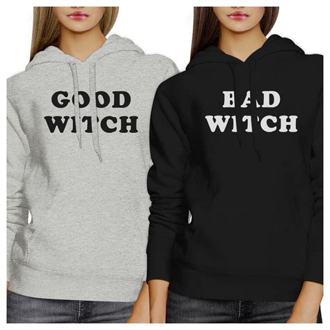 Good Witch Bad Witch Best Friend Matching Halloween Hoodies Ts