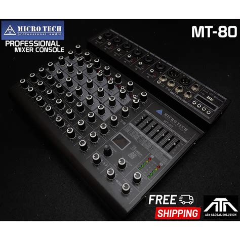 Mixer Micro Tech Mt Mixer Mt Microtech Mt Support Bluetooth Mp