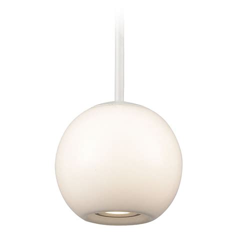 Europa White LED Mini Pendant By Kuzco Lighting At Destination Lighting