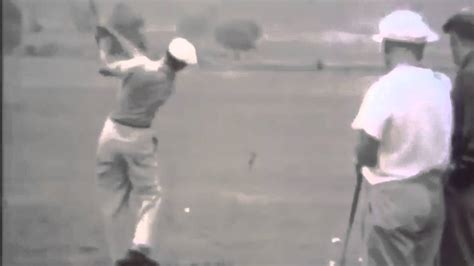 Ben Hogan Swing Down The Line Youtube