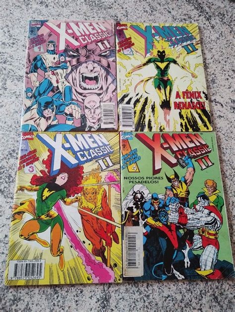 Minissérie Completa em 4 Edições X men Classic Ii 1995 Livro Abril