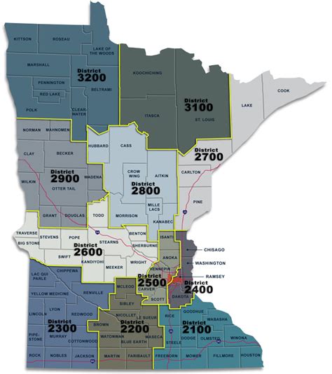 State Patrol District Map