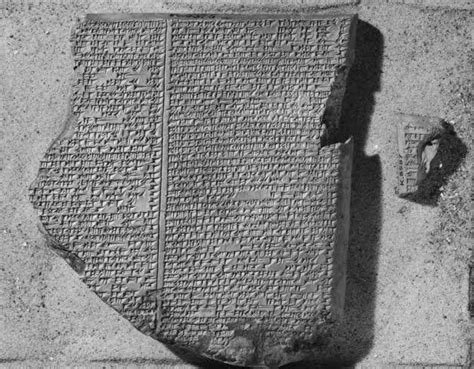 Epic Of Gilgamesh Tabletepic Of Gilgamesh Flood Story From Nineveh