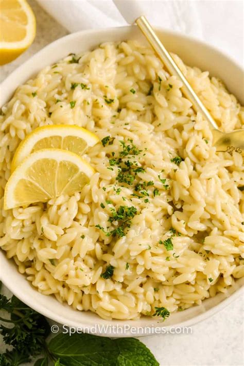 Lemon Orzo Quick And Easy Spend With Pennies