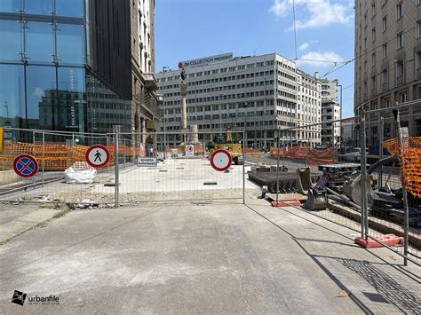 Milano Centro Storico Cantieri M Ripristino Arredo Urbano Al