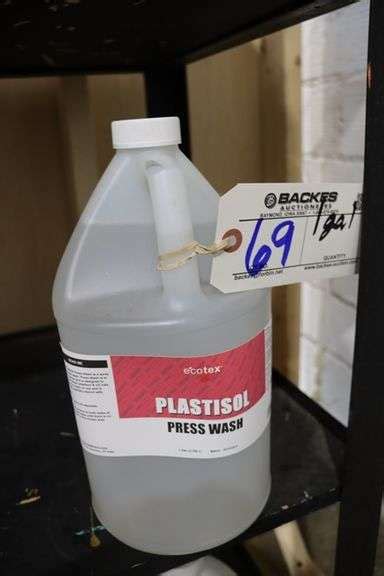 Ecotex 1 Gallon Press Wash Backes Commercial Auctioneers