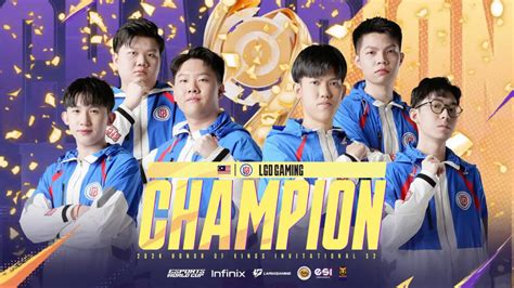 Lewat Final Mendebarkan LGD Gaming MY Juara Honor Of Kings