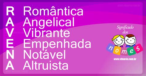 Significado De Ravena - Significado do Nome Ravena e sua numerologia