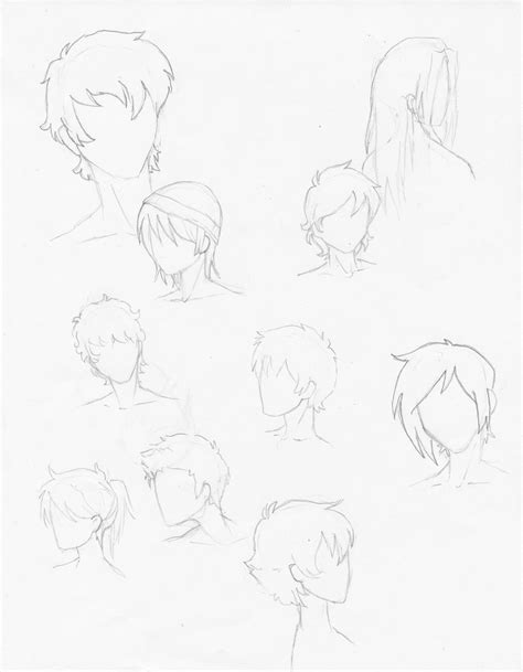 Anime Guy Hairstyles Drawing at GetDrawings | Free download