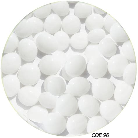 Coe96 Fusible Glass Pebbles White Opaque Go Fusing