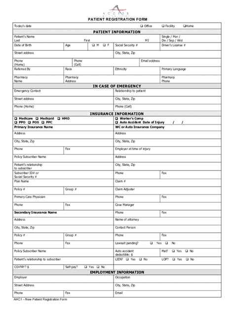 Fillable Online New Patient Form Packet Updated1 Fax Email Print