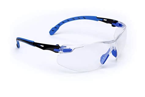 3M Solus 1000 Series Safety Glasses S1101SGAF Black Blue Clear