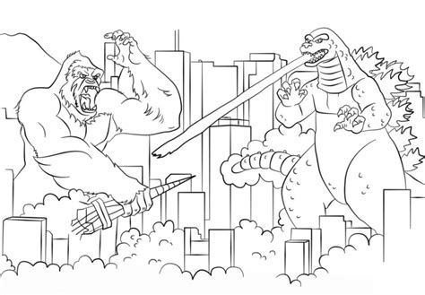 Desenhos do Godzilla para colorir Desenhos para imprimir grátis