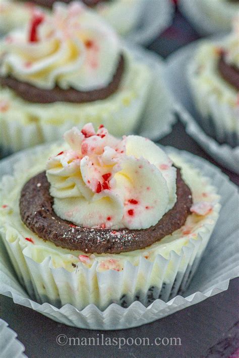 No Bake Mini Peppermint Chocolate Cheesecake Manila Spoon